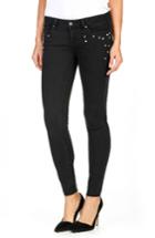 Women's Paige Verdugo Embellished Ankle Ultra Skinny Jeans