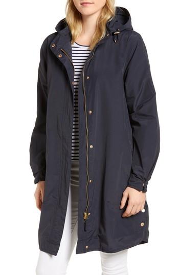 Women's Ilse Jacobsen Packable Wind & Rain Coat - Blue
