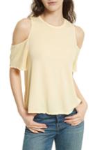 Women's Free People Taurus Cold Shoulder Tee - Yellow