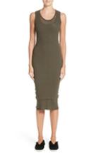 Women's Proenza Schouler Pswl Jersey Gauze Dress - Green