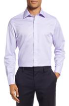 Men's Stantt Classic Fit Check Dress Shirt - 31/32 (university) - Purple