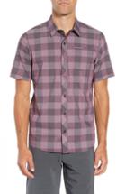 Men's Travis Mathew Buffalo Fit Sport Shirt, Size Medium - Red