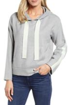Women's Caslon Off-duty Hoodie Sweater, Size - Grey