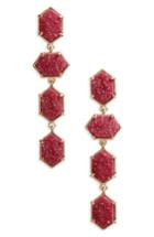 Women's Panacea Faux Drusy Stone Drop Earrings