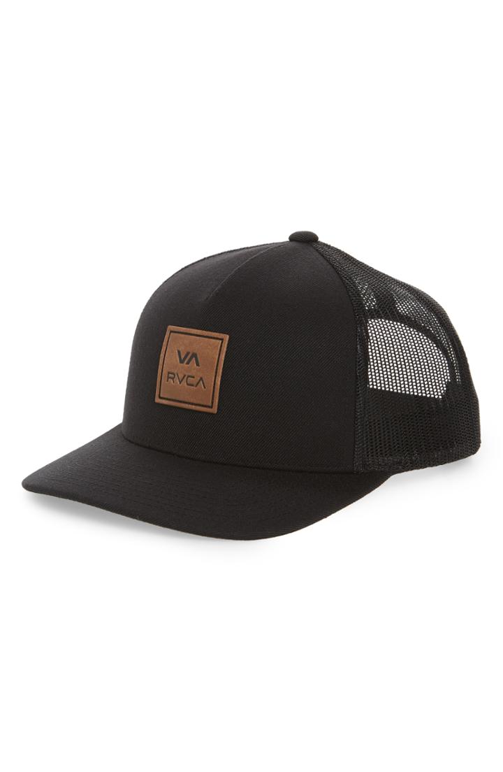 Men's Rvca Va All The Way Logo Cap - Black