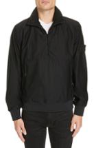 Men's Stone Island Light Overcoat - Black