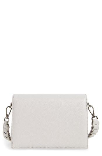Street Level Braided Handle Crossbody Bag - Grey