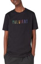 Men's Topman Palmiers Embroidered T-shirt, Size - Black