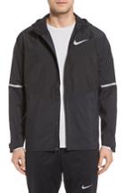 Men's Nike Zonal Aeroshield Hooded Running Jacket, Size - Black