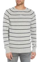 Men's Rails Caleb Stripe Cashmere Sweater, Size - Grey