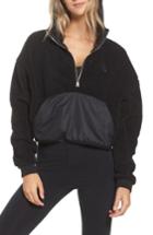 Women's Nike Nikelab Essential Half Zip Fleece Hoodie - Black