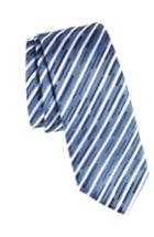 Men's Topman Stripe Tie, Size - Blue