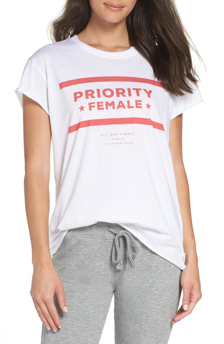 Women's The Laundry Room Priority Female Tee - White
