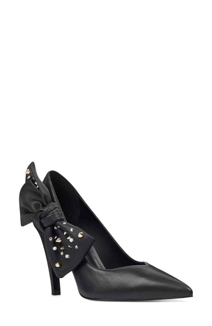 Women's Nine West Quotate Studded Bow Pump