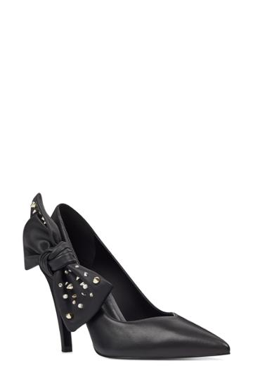 Women's Nine West Quotate Studded Bow Pump