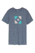 Men's Rip Curl Boxed Logo Graphic T-shirt, Size - Blue