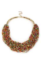 Women's Sole Society Bohemian Multistrand Beaded Necklace
