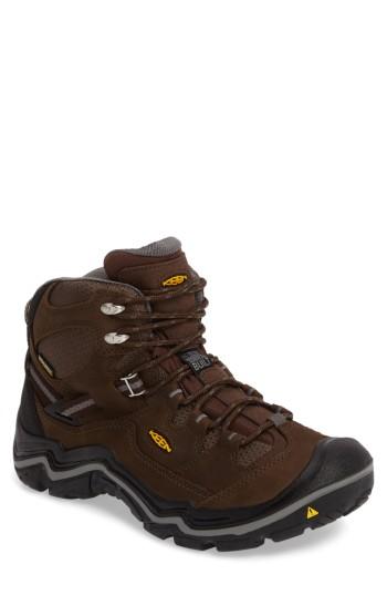 Men's Keen Durand Mid Waterproof Hiking Boot M - Brown