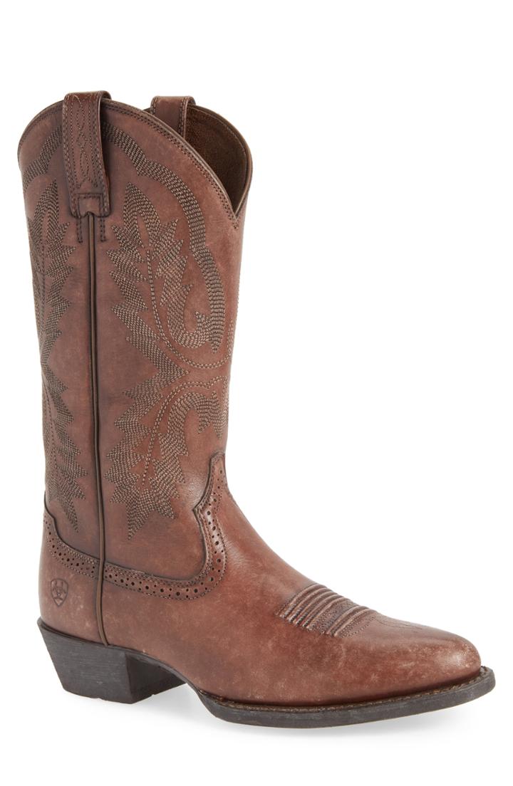 Men's Ariat Heritage Calhoun Western R-toe Boot