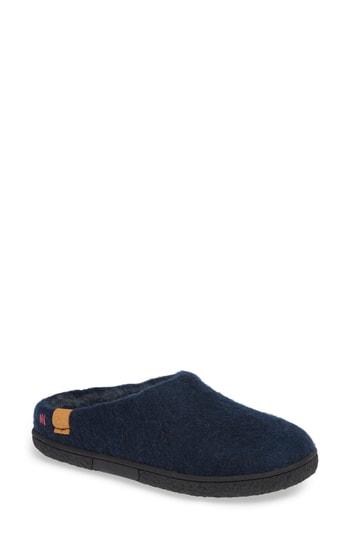 Women's Green Comfort Tibet Wool Slipper Eu - Blue