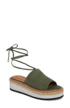 Women's Alias Mae Nickel Platform Sandal Us / 36eu - Green