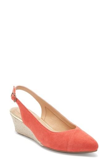 Women's Me Too Slingback Espadrille Wedge .5 M - Orange