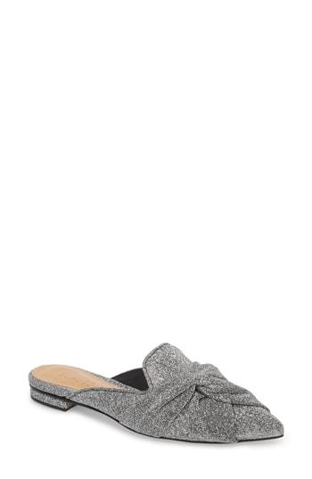 Women's Schutz Tina Pointy Toe Slide .5 M - Metallic