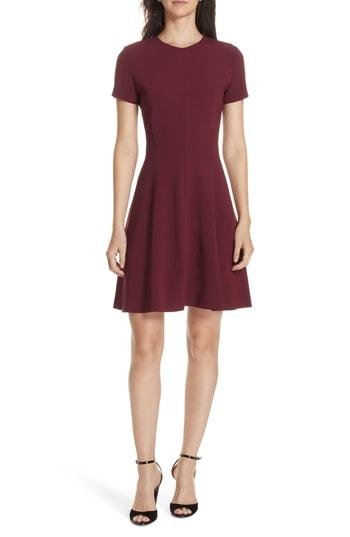 Women's Theory Modern Seamed Dress - Burgundy