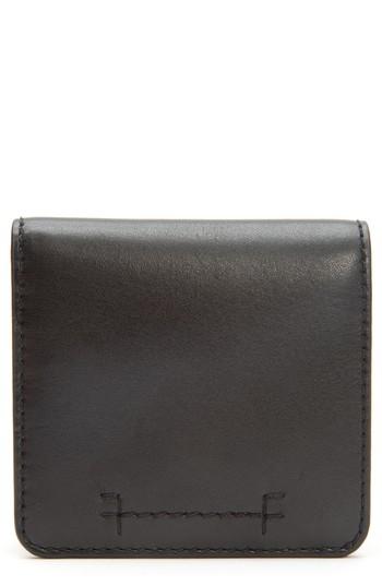 Women's Frye Carson Small Leather Wallet - Black