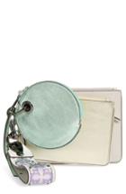 Rebecca Minkoff Set Of 3 Leather Pouches - Green