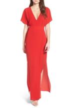 Women's Wayf Carrara Slit Maxi Dress - Red