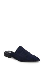 Women's Charles David Porter Pointy Toe Loafer Mule .5 M - Blue