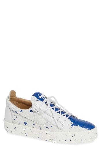 Men's Guiseppe Zanotti Embossed Low Top Sneaker