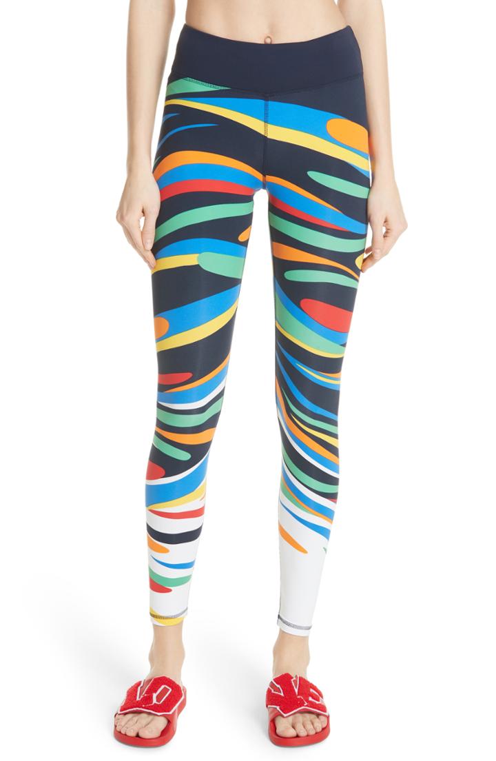 Women's Tory Sport Splash Leggings - Orange