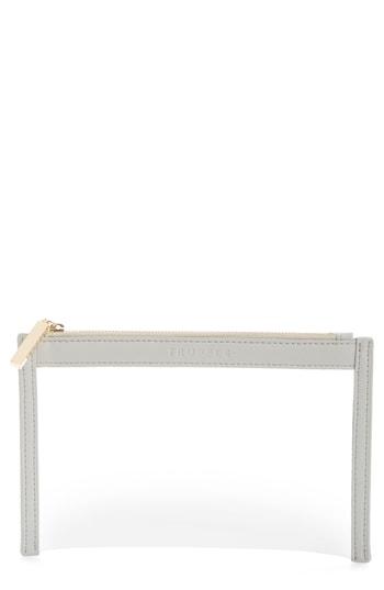Truffle Mini Clarity See Through Clutch - Grey