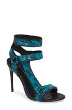 Women's Alice + Olivia Tamryn Studded Ankle Strap Sandal M - Blue/green