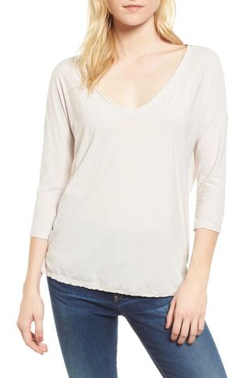 Women's James Perse V-neck Tee - White