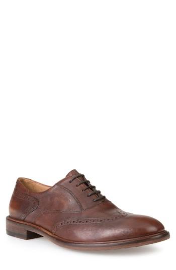 Men's Geox Guildford 9 Wingtip Us / 39eu - Brown