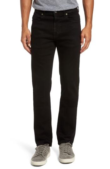 Men's Fidelity Denim Jimmy Slim Straight Leg Jeans X 34 - Black