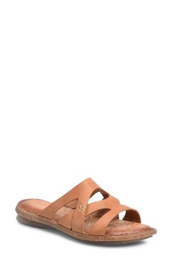 Women's B?rn Tepati Slide Sandal M - Brown