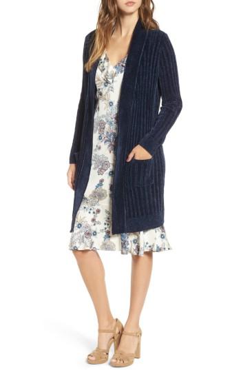 Women's Willow & Clay Long Cardigan - Blue
