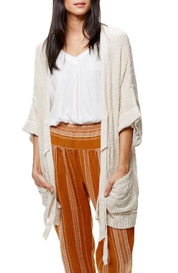 Women's Free People Beach Cardigan - Ivory
