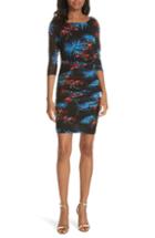 Women's Dvf Ruched Floral Dress