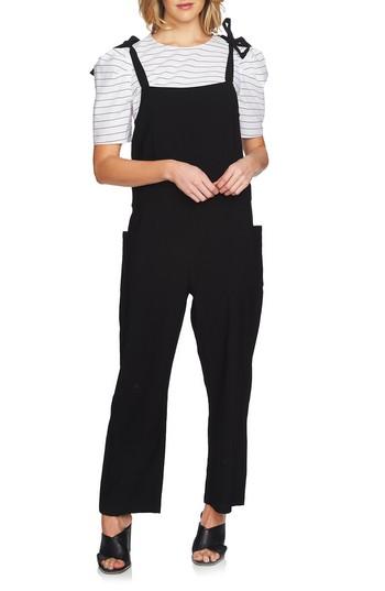 Women's 1.state Tie Shoulder Overalls - Black