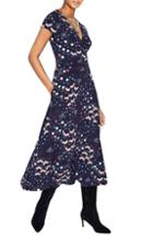 Women's Eliza J Sleeveless Tweed Fit & Flare Dress (similar To 14w) - Blue