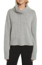 Women's A.l.c. Archie Funnel Neck Wool & Cashmere Sweater - Grey