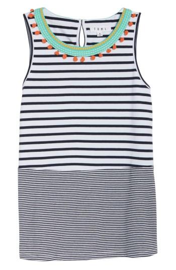 Women's Thml Mixed Stripe Top - Blue