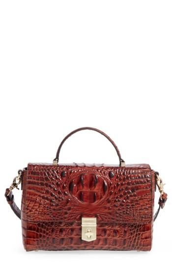Brahmin Danielle Leather Top Handle Satchel -