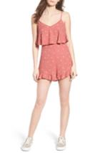 Women's Popover Romper - Pink