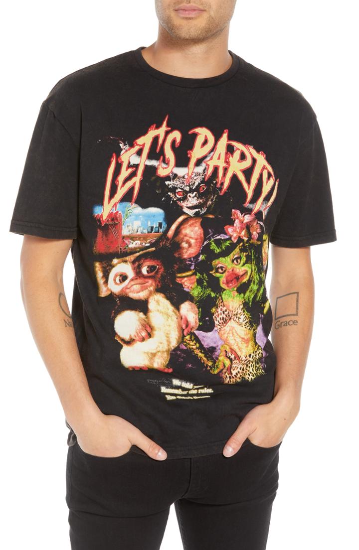 Men's Elevenparis Let's Party Graphic T-shirt - Black